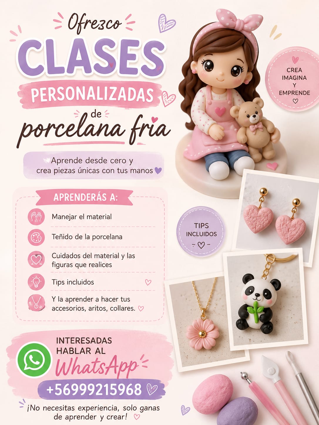 Clases personalizadas de porcelana fría en Puerto Montt